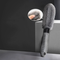 Brosses de lavage de voiture en fibre souple spéciale détaillant l'outil de nettoyage des tapis et des pneus pour un nettoyage efficace de l'intérieur de la voiture
