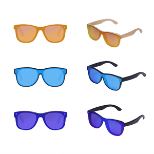 Gafas de Sol de Madera de Bambú con Espejo Polarizado Personalizadas, Gran Venta 2023, Tendencia Unisex - Product Image 3