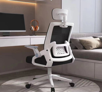 Chaises de bureau Chine : Chaise ergonomique à dossier haut entièrement en maille avec appui-tête réglable – Spécifications