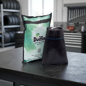 Chambre à air arrière en butyl Dolfin Premium pour tracteur 12.4-28 13.6-28, chambre à air agricole robuste, vente en gros usine - Product Image 1