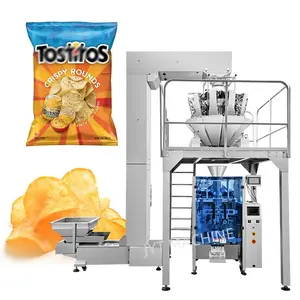 Hete Verkoop Automatische Sachet Snacks Droge Weegbree Bananenchips Terug Verzegelde Zak Verticale Vorm Vul Afdichting Verpakkingsmachine