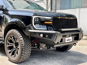 Camion tout-terrain 4X4 voiture 4x4 accessoires acier avant pare-chocs arrière barre anti-choc pour Ford Ranger T6 T7 T8 T9 2016 <span class=keywords><strong>2022</strong></span> 2023 - Product Image 5