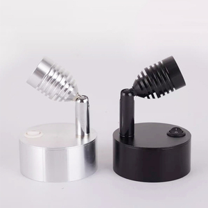 <span class=keywords><strong>Mini</strong></span> projecteur <span class=keywords><strong>LED</strong></span> sans fil à piles 3W pour <span class=keywords><strong>vitrine</strong></span>, éclairage de <span class=keywords><strong>vitrine</strong></span> pour exposition de musée - Product Image 1