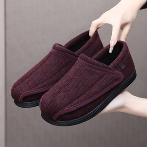 Chaussures médicales confortables pour podologie, chaussures plates à enfiler pour diabétiques, sandales pour <span class=keywords><strong>hallux</strong></span> <span class=keywords><strong>valgus</strong></span>, pantoufles pour personnes âgées diabétiques - Product Image 3