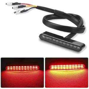 ชุดไฟท้าย LED สำหรับมอเตอร์ไซค์ ไฟเบรกหลังแบบดัดแปลง สำหรับฮาร์เลย์ ครุยเซอร์ ชอปเปอร์ ไฟส่องป้ายทะเบียนแบบยูนิเวอร์แซล - Product Image 6