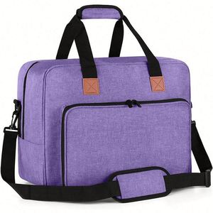 Sac de transport pour <span class=keywords><strong>machine</strong></span> à <span class=keywords><strong>coudre</strong></span> portable, grande capacité, <span class=keywords><strong>simple</strong></span>, durable, imperméable, couleur unie, fermeture éclair, pour voyage en extérieur - Product Image 1