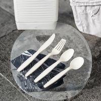 Couverts jetables emballés individuellement, fourchettes, cuillères, fourchettes individuelles de qualité alimentaire, vente en gros commerciale