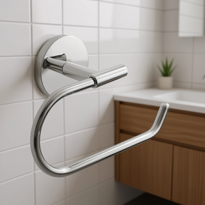 Portarrollos de Papel Abierto Mod One Cromado 16.5x11x6 cm, Longitud 7 cm, Altura 17 cm, Ancho 22 cm - Product Image 3