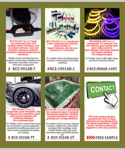 PCB keo đen hai thành phần 5:1 AB Keo <span class=keywords><strong>Epoxy</strong></span> cho bầu điện tử bí mật và các hợp chất đóng gói - Product Image 2