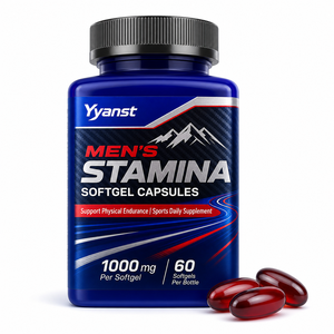 ซอฟท์เจลเสริมสร้างความทนทานสำหรับผู้ชาย 60 แคปซูล น้ำมัน MCT สารสกัดจากหัวบีทรูท โสม วิตามินอี เสริมสร้างความทนทานทางร่างกาย พลังงานประจำวัน สำหรับนักกีฬา OEM - Product Image 1