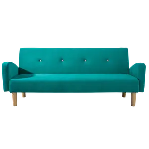 Phòng Khách Có Thể Tháo Rời Cánh Tay Futon Velvet Sofa Cama Bed