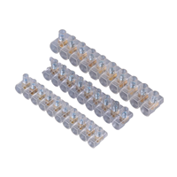 Bloc de bornes en plastique, connecteur de fils 10A, double rangée, 12 positions, bornier à vis, connecteur de câble, bande de bornes électriques