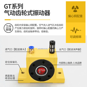 เครื่องสั่นลม Ruilang Pneumatics รุ่น GT10 GT25 GT36 ทำจากสแตนเลส สำหรับงานอุตสาหกรรม ใช้กับกรวยป้อนวัสดุ - Product Image 3