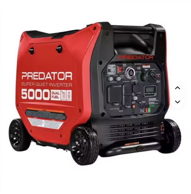 Best Offer BRAND NEW 5000 Watt Dual-Fuel SUPER QUIET Inverter Generator with Auto Start 220V/110V/240V