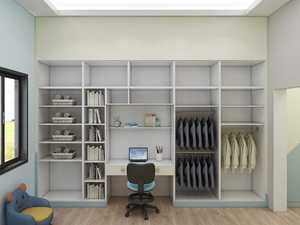 Modern Safety Children's Bedroom Blue Cabinet Set with Eco-Friendly Durable Design - Product Image 4