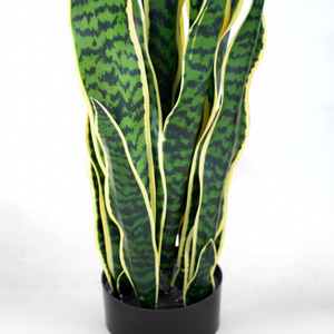 Planta Artificial <span class=keywords><strong>de</strong></span> Sansevieria en Maceta, Tacto Real, para Decoración Moderna del Hogar, Oficina u Hotel - Product Image 4