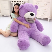 Boneka Hewan Raksasa Angela, Boneka Teddy Super Lembut dengan Lapisan Jala, Penghilang Stres, Isi Kapas PP Tanpa Isi, untuk Anak Perempuan