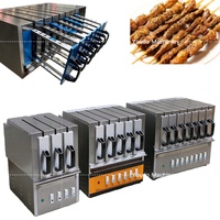 Grill électrique de style tiroir en acier inoxydable, machine à brochettes commerciale, four à barbecue sans fumée pour la restauration