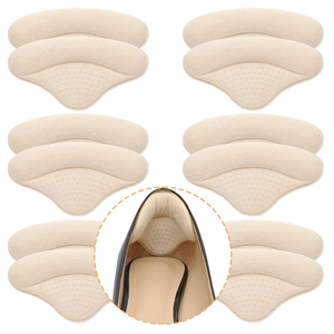 Coussinets <span class=keywords><strong>de</strong></span> talon antidérapants en mousse à mémoire <span class=keywords><strong>de</strong></span> forme, 1 pièce, pour chaussures amples, pour éviter les ampoules et la douleur (<span class=keywords><strong>noir</strong></span>) - Product Image 1