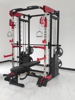 Machine de système de poulie double réglable de croisement de câble d'entraîneur d'équipement de forme physique multifonctionnel de gymnase commercial