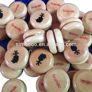 Yo-yo de Madera Personalizado con Logotipo Profesional al por Mayor, Yo-yo Promocional de 5.6 cm con Logotipo Personalizado - Product Image 3