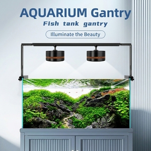 Support de lampe d'<span class=keywords><strong>aquarium</strong></span> en aluminium JSD 4 tailles, extensible, hauteur réglable, charge lourde, pour <span class=keywords><strong>aquarium</strong></span> planté de 75 à 210 cm, lumière LED - Product Image 2