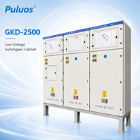 Armoire électrique basse tension personnalisée Puluos GKD-2500 avec une capacité de 2500A pour les projets électriques industriels