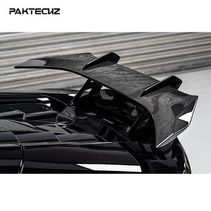 Aileron arrière en fibre de carbone sèche Paktechz, spoiler de coffre, pièces de carrosserie pour <span class=keywords><strong>Lamborghini</strong></span> Huracan EVO 2019 - - Product Image 4