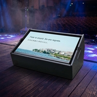 Équipement audio haut de gamme Topflashstar : Moniteur de scène avec écran HD 55/43/32/27 pouces pour concerts, conférences, studios et téléprompteurs