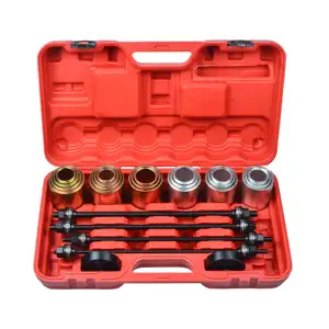 27 Pcs Universal Press und Pull Sleeve Kit Bushes Bearings Remove Install Garage Tool