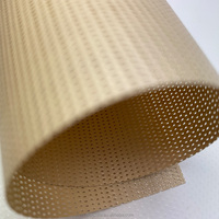 Filet de tissu de vinyle de maille enduit de PVC pour des bannières et des couvertures faites de plastique durable