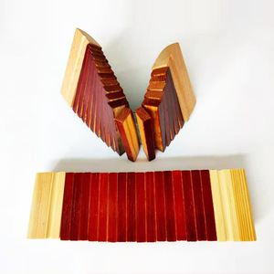 Instrument de percussion Orff pour l'éducation précoce, Guiro en bois, jouet musical éducatif en bois pour la maternelle, vente en gros - Product Image 2