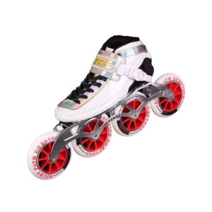 Patines de velocidad profesionales EACH con ruedas de 110 mm, bota de patín de fibra de carbono para hombres adultos NS-146, patines de velocidad NS-146 Inli - Product Image 1