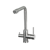 Robinet de cuisine purificateur d'eau, filtre pour évier, mitigeur extractible en acier inoxydable 304
