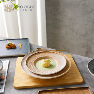 Assiettes à soupe en céramique pour Restaurant, <span class=keywords><strong>vaisselle</strong></span> moderne, service de table en porcelaine <span class=keywords><strong>italienne</strong></span> turque, ensembles de table pour Restaurant, pièces - Product Image 5