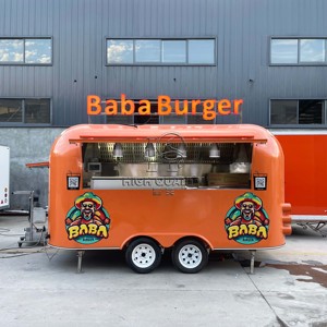 Usine <span class=keywords><strong>Concession</strong></span> personnalisée Food Trailer crème glacée chariots de vente de nourriture équipement burger camion - Product Image 5