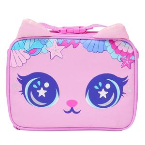 กระเป๋านักเรียนพิมพ์ลายการ์ตูนแมวสีชมพูน่ารักสำหรับเด็กกระเป๋าเป้สะพายหลังพิมพ์ลายน่ารักกระเป๋านักเรียน2025ชุดสำหรับเด็ก - Product Image 5
