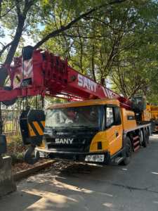Grúa sobre camión Sany STC250H de 25t de segunda mano, grúa móvil hidráulica barata para construcción de ingeniería, grúas usadas en venta - Product Image 5