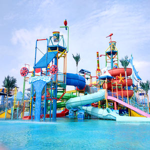 معدات حديقة مائية منزلق مائي من الفيبرجلاس للبيع - Product Image 2