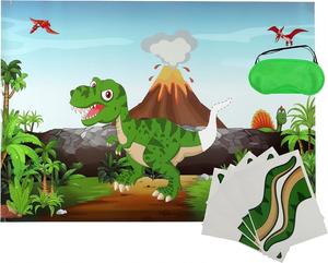 ชุดอุปกรณ์เกมปาร์ตี้ ชุดเกมติดหางไดโนเสาร์ โปสเตอร์เซลฟี่แบบขูด - Product Image 2