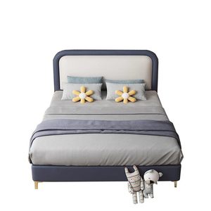 Lit d'enfant moderne et minimaliste, lit simple pour adolescent garçon, lit <span class=keywords><strong>de</strong></span> petite taille pour chambre d'enfant garçon, lit <span class=keywords><strong>de</strong></span> princesse pour fille - Product Image 5