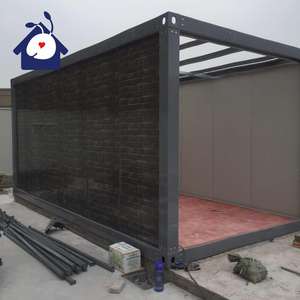 Faible coût d'expédition économique Structure légère en acier Maison modulaire préfabriquée en conteneur plat à vendre - Product Image 1