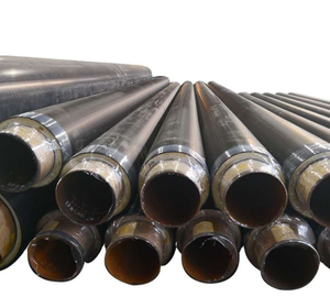 Insulated <strong>Pipeline</strong> with HDPE Anti-corrosion Sleeve, <strong>Hard</strong> Polyurethane Foam Pre-insulated Carbon Steel Pipe - Product Image 4