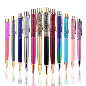 Hochwertige kunden spezifische Glitter Floating Action Pen Promotion