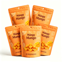 Sachet refermable biodégradable avec logo, pochette alimentaire refermable, emballage de sachet autoportant
