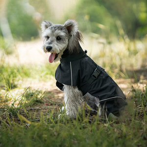 Açık Hava Hafif Küçük Orta Boy Köpek Yağmurluğu Rüzgar Geçirmez Su Geçirmez Polyester Dört Ayaklı Evcil Hayvan Su Geçirmez Ceket - Product Image 3