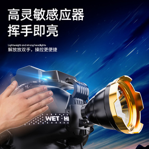 Headlamp Rechargeable 2000 MAh LED Waterproof High Brightness Adjustable For Outdoor Fishing Running <b>Emergency</b> <b>Light</b> - Product Image 2