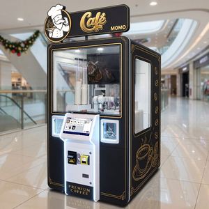 Máquina Expendedora de Café Comercial, Dispensador Automático de Bebidas Espresso, Máquina de Bebidas Calientes/Frías de Autoservicio - Product Image 1