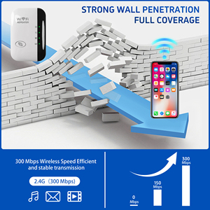 Repeteur wif sansfil amplificateur Wifi repetidor de 300Mbps phạm vi Extender Wifi mạng không dây <span class=keywords><strong>Repeater</strong></span> wifi khuếch đại tín hiệu - Product Image 3