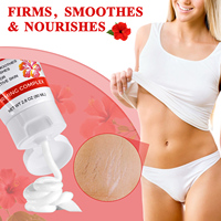 Crème pour les vergetures, soin de la peau, lotion raffermissante pour le corps, crème raffermissante pour le ventre, les bras, les cuisses et les fesses, avec du miel d'hibiscus